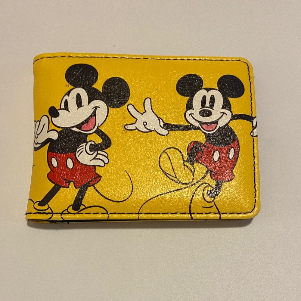 Buckle-Down Yellow Mickey Mouse Bifold Wallet